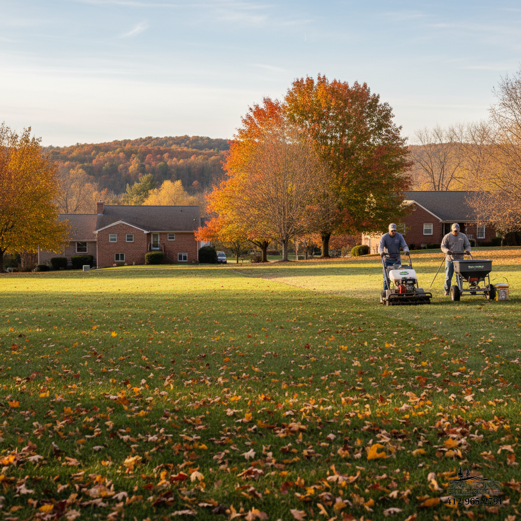 Preparing your lawn for a vibrant spring: Fall planting and seeding by Brandon’s Lawn and Landscape in Pittsburgh, PA